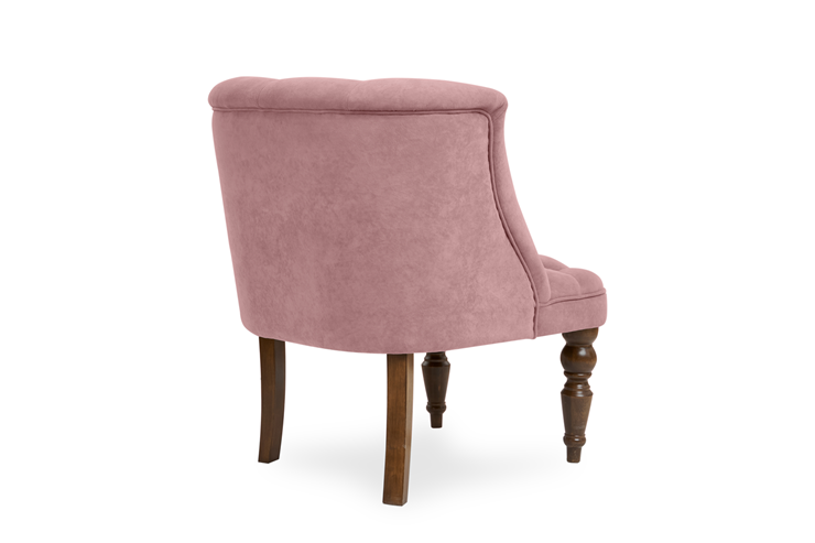 Кресло на ножках Бриджит розовый ножки коричневые в Перми - изображение 3
