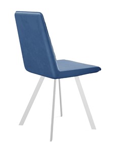 Обеденный стул 202, микровелюр B8 blue, ножки белые в Чайковском - предосмотр 2