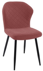 Мягкий стул 239 розовый, ножки  черные в Перми - предосмотр