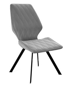 Обеденный стул 242, микровелюр B22 grey, ножки черные в Перми