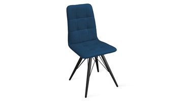Кухонный стул Аспен К3 (Черный муар/Велюр Confetti Blue) в Перми