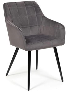 Обеденный стул BEATA (mod. 8266) 56х60х82 серый (G-062-40)/черный в Перми