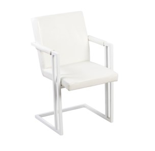 Кухонный стул Бруно, Белый/Аттика белый в Перми