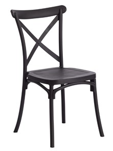 Обеденный стул CROSS (mod. PL24) 48х58х89 Black (черный) 05 арт.19693 в Перми