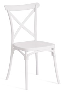 Кухонный стул CROSS (mod. PL24) 48х58х89 White (белый) 11954 арт.20052 в Березниках