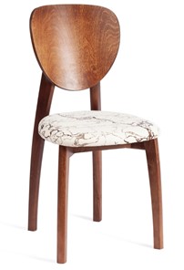 Обеденный стул Diamante, мягкое сидение бук, 42х42х85, коричневый/ткань Крекс Айвори арт.20081 в Перми - предосмотр
