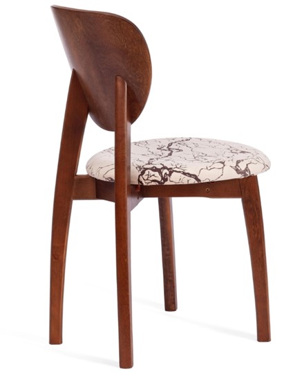 Обеденный стул Diamante, мягкое сидение бук, 42х42х85, коричневый/ткань Крекс Беж арт.14123 в Перми - изображение 2