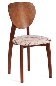 Обеденный стул Diamante, мягкое сидение бук, 42х42х85, коричневый/ткань Крекс Беж арт.14123 в Перми - предосмотр