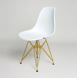 Кухонный стул DSL 110 Gold (белый) в Березниках - предосмотр