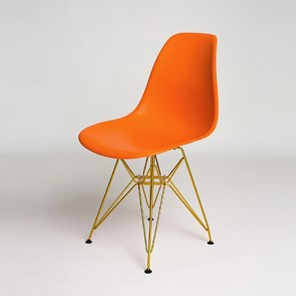 Кухонный стул DSL 110 Gold (оранжевый) в Соликамске - предосмотр