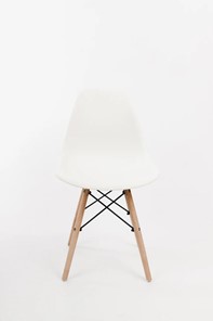 Обеденный стул DSL 110 Wood (белый) в Перми - предосмотр 1
