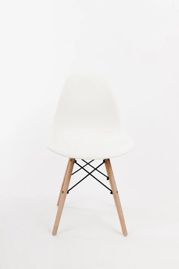 Обеденный стул DSL 110 Wood (белый) в Перми - изображение 1