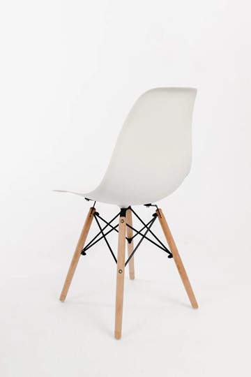 Обеденный стул DSL 110 Wood (белый) в Перми - изображение 3