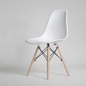 Обеденный стул DSL 110 Wood (белый) в Перми - предосмотр