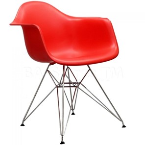Обеденный стул derstuhl DSL 330 Chrom (красный) в Перми