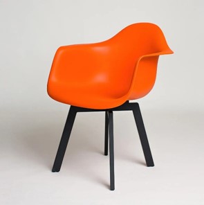 Обеденный стул DSL 330 Grand Black (Оранжевый) в Березниках
