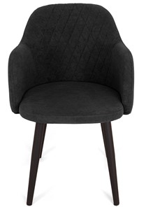 Обеденный стул Эспрессо-1, ноги черные круглые XXL (R38)/велюр T190 Горький шоколад в Перми - предосмотр 1