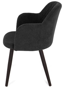 Обеденный стул Эспрессо-1, ноги черные круглые XXL (R38)/велюр T190 Горький шоколад в Перми - предосмотр 2