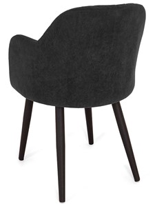Обеденный стул Эспрессо-1, ноги черные круглые XXL (R38)/велюр T190 Горький шоколад в Перми - предосмотр 4