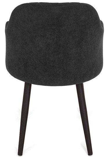 Обеденный стул Эспрессо-1, ноги черные круглые XXL (R38)/велюр T190 Горький шоколад в Перми - изображение 5