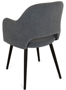 Обеденный стул Эспрессо-2, ноги черные круглые XL (R32)/велюр T177 Графит в Перми - предосмотр 4