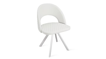 Обеденный стул Гэтсби К2 (Белый матовый/Кож.зам Polo White) в Перми