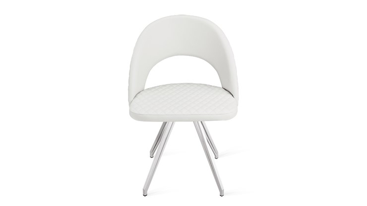 Обеденный стул Гэтсби К4 (Белый матовый/Кож.зам Polo White) в Перми - изображение 3