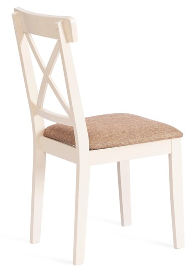 Кухонный стул Гольфи 2, дерево гевея 45х51х94 Ivory white/ткань кор.-зол 1505-9 (2 шт) арт.14117 в Перми - изображение 2