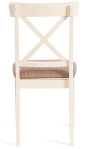 Кухонный стул Гольфи 2, дерево гевея 45х51х94 Ivory white/ткань кор.-зол 1505-9 (2 шт) арт.14117 в Перми - предосмотр 3