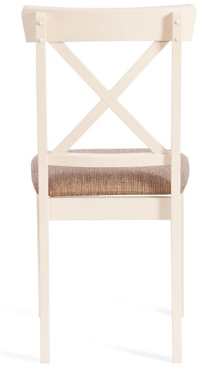 Кухонный стул Гольфи 2, дерево гевея 45х51х94 Ivory white/ткань кор.-зол 1505-9 (2 шт) арт.14117 в Перми - изображение 3
