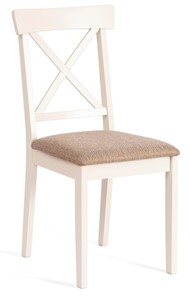 Кухонный стул Гольфи 2, дерево гевея 45х51х94 Ivory white/ткань кор.-зол 1505-9 (2 шт) арт.14117 в Перми