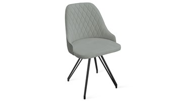 Обеденный стул Гранд К4 (Черный муар/Велюр Confetti Silver) в Березниках