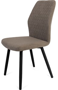 Кухонный стул Кубика Кальяри, ноги черные круглые XL (R32)/велюр T173 Капучино в Перми