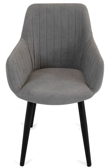 Кухонный стул Кампари (Светло-серый Т180/ноги черные) в Перми - изображение 1