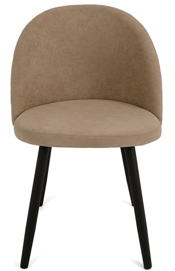 Обеденный стул Капри-5, ноги R38 черные/велюр T184 Кофе с молоком в Перми - изображение 1