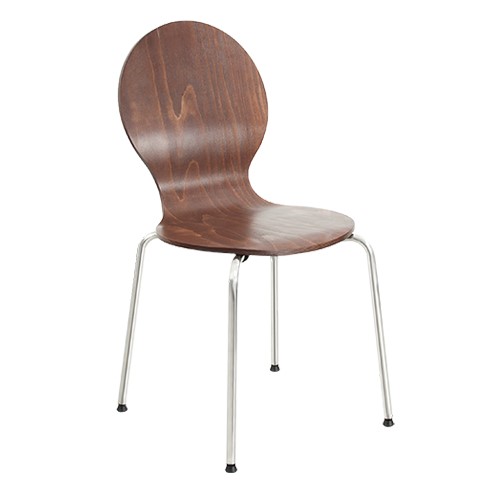 Кухонный стул Kelly wood chrome в Перми - изображение 1