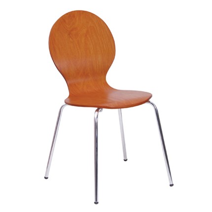 Кухонный стул Kelly wood chrome в Перми - изображение