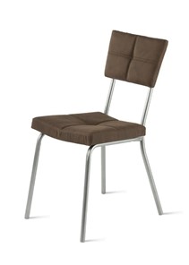 Обеденный стул Лион 1, Allure dark brown/Металлик в Перми