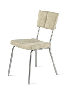 Обеденный стул Лион 1, Allure ivory/Металлик в Перми
