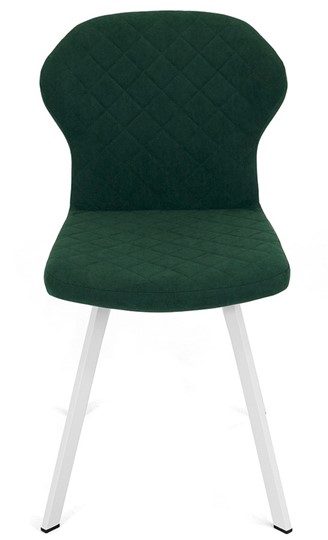 Обеденный стул Марио (Изумрудный Т189/ноги белые) в Перми - изображение 1