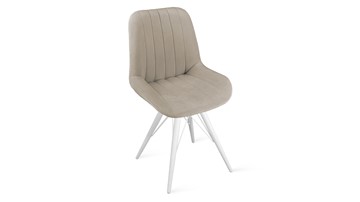 Обеденный стул Марвел Исп. 2 К3 (Белый матовый/Велюр Confetti Smoke) в Перми - предосмотр