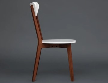Обеденный стул MAXI (Макси), бук/МДФ 86x48,5x54,5 Белый/Коричневый арт.19583 в Перми - предосмотр 3