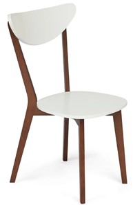 Обеденный стул MAXI (Макси), бук/МДФ 86x48,5x54,5 Белый/Коричневый арт.19583 в Соликамске