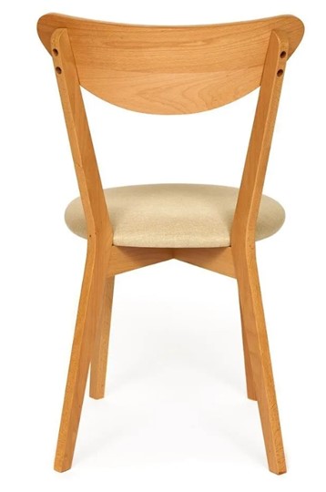 Обеденный стул MAXI (Макси), бук/ткань 86x48,5x54,5 Бежевый/ натуральный бук арт.19593 в Перми - изображение 2