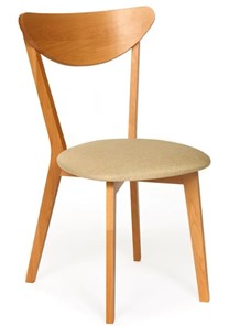 Обеденный стул MAXI (Макси), бук/ткань 86x48,5x54,5 Бежевый/ натуральный бук арт.19593 в Перми