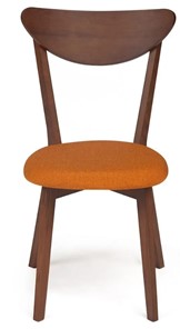 Обеденный стул MAXI (Макси), бук/ткань 86x48,5x54,5 Оранжевый/коричневый арт.19591 в Перми - предосмотр 1