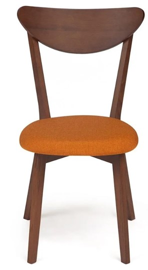 Обеденный стул MAXI (Макси), бук/ткань 86x48,5x54,5 Оранжевый/коричневый арт.19591 в Перми - изображение 1