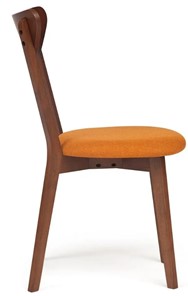 Обеденный стул MAXI (Макси), бук/ткань 86x48,5x54,5 Оранжевый/коричневый арт.19591 в Перми - предосмотр 2