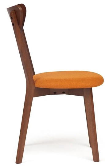 Обеденный стул MAXI (Макси), бук/ткань 86x48,5x54,5 Оранжевый/коричневый арт.19591 в Перми - изображение 2