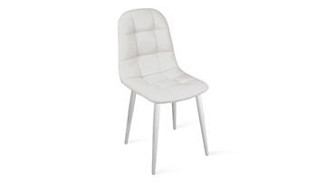Обеденный стул Райс К1С (Белый матовый/Кож.зам Polo White) в Перми